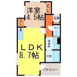 CITY SPIRE名古屋大須の物件間取画像